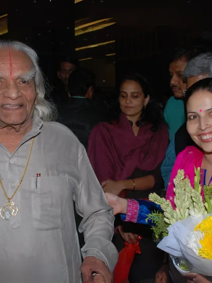 Another cherished memory with Guruji. His smile and his energy were infectious, and his teachings continue to guide me every day.