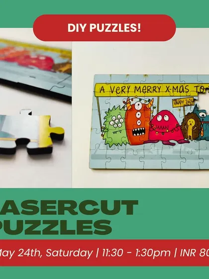 Puzzles are a great team activity, but making your own is even better. In this workshop, teams design an image and we use our laser cutter to turn it into a custom jigsaw puzzle, offering a unique problem-solving challenge from start to finish.