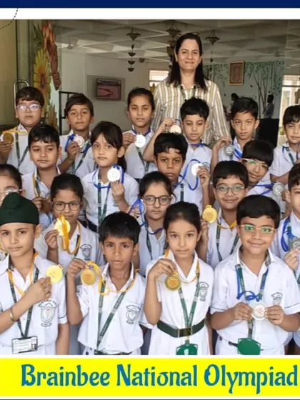 The full group of Mental Maths (Group 1) winners from DPS Agra, a testament to the school's strong focus on academics.