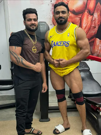 Thumbs up for a great workout.