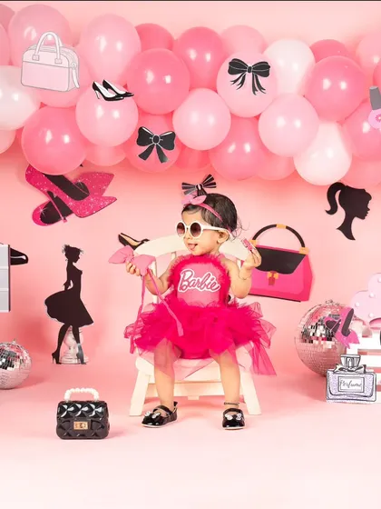 This little Barbie is ready for her close-up with her cool sunglasses.