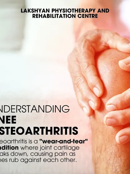 Knee osteoarthritis is a common "wear-and-tear" condition where joint cartilage breaks down, causing pain. Our rehabilitation centre provides expert care to help you manage this condition and regain mobility.