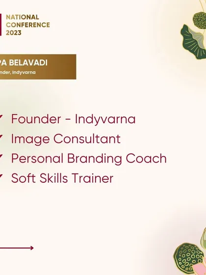 My roles are multifaceted, allowing me to offer a holistic approach to personal branding. I am the Founder of Indyvarna, an Image Consultant, a Personal Branding Coach, and a Soft Skills Trainer.