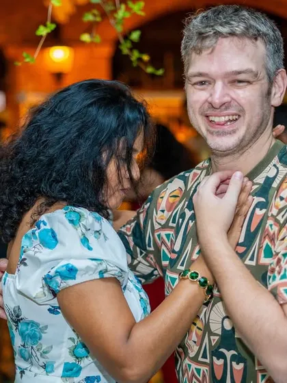 A picture from the La Rumba floor. This is where we come together every Sunday for an exciting night of music and dance. The energy is always amazing.