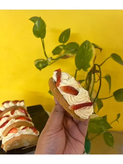 Have you ever tried a cake taco? My strawberry taco cakes are a fun and unique treat. I use a soft sponge shaped like a taco, filled with cream and fresh strawberries. They are a guaranteed hit at any party.