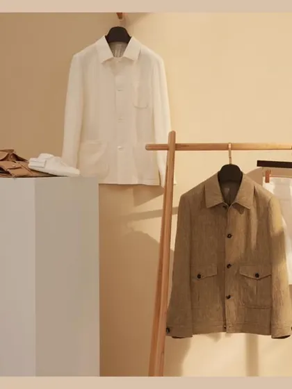 Dive into the season of joy and warmth. Our occasion-wear, like these lightweight jackets, embodies freedom and trendsetting flair with breathable fabrics.