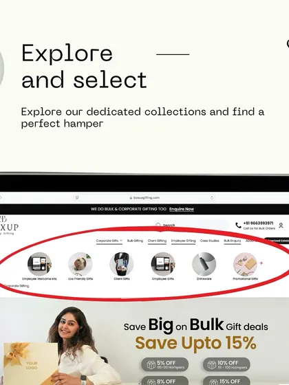 Wondering how to place a corporate order? Step 2 is to explore our dedicated collections on the website to find the perfect hamper for your needs.