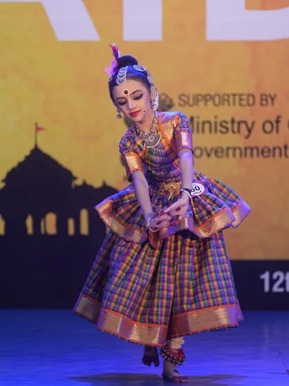 A sub-junior student who won 1st place for her delightful and technically clean performance.