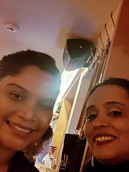 A selfie with a friend at a Bumble India event. It is always a pleasure to share these experiences with lovely souls.