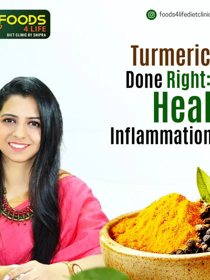 To get the most out of turmeric, you need to do it right. Pairing it with black pepper helps your body absorb its anti-inflammatory benefits.