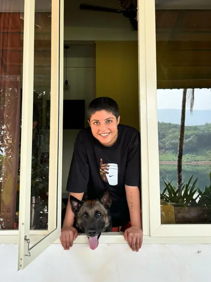 This is our window of joy. These photos capture the simple, everyday moments of connection I share with Floyd. It's in these quiet times, with a simple kiss or a hug, that our bond grows strongest.
