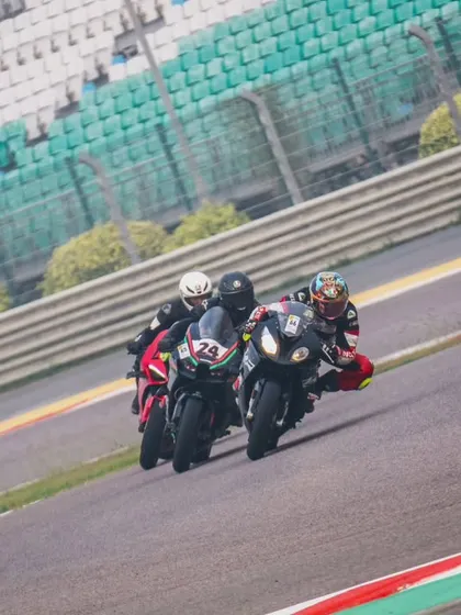 This series of images captures the raw passion and fearless spirit of our racers, pushing their limits on various bikes like the ZX-10R, Ducati Panigale, and KTM at our track events.