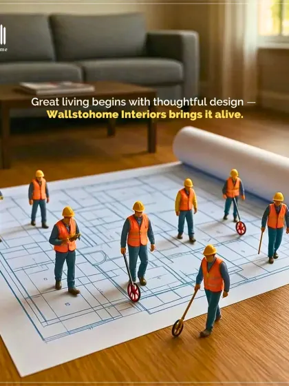 Great living begins with a thoughtful design plan. This conceptual image illustrates our meticulous planning process, ensuring every inch of your space is optimized for style and function.