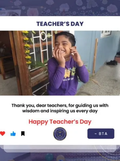 The joy of learning and creating is evident in this student's smile. Happy students make for a happy academy.