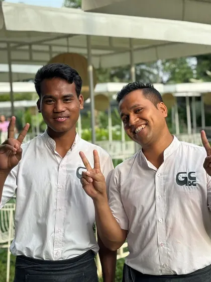 Meet Kapil and Zakir, two of our team members who bring enthusiasm and joy to GCBC every day.