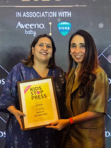 Receiving my award on stage. It was an overwhelming and beautiful experience to be recognized among bakers I admire.