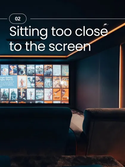 Mistake #2: Sitting too close to the screen. This can cause eye strain and ruin the cinematic feel. I calculate the optimal viewing distance for every seat.
