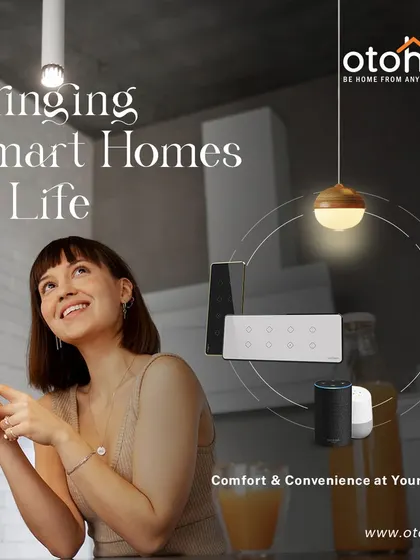 We bring smart homes to life by focusing on comfort and energy savings. Our app allows you to easily dim lights, schedule devices, and monitor energy usage, all from your phone.