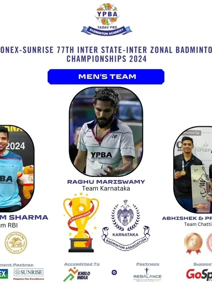 A poster celebrating the achievements of my players representing different teams at the Inter-State National Championship.
