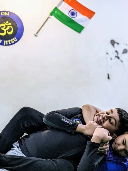Nothing builds a strong mindset like wrestling and Jiu-Jitsu. Here, two young students are locked in a grappling exchange, learning problem-solving and resilience under pressure.