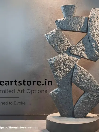 Add the 'X' factor to your project with our art. This abstract, human-form sculpture made of textured stone is a powerful piece designed to evoke emotion.