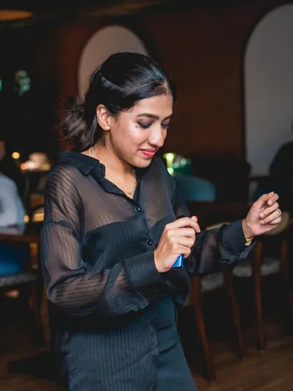 A guest dancing at TYD.
