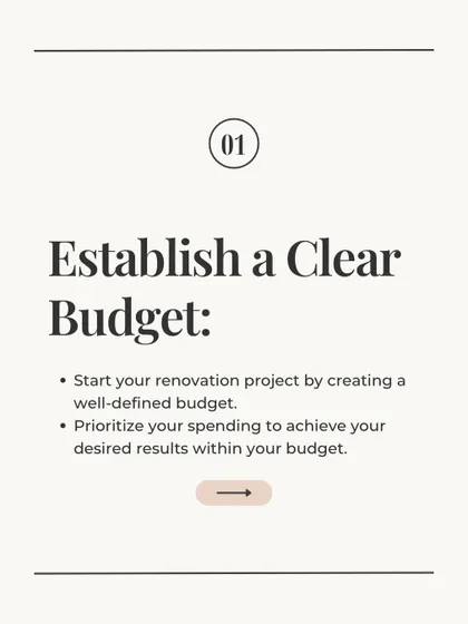 When planning a renovation, the first step is to establish a clear budget. This helps prioritize spending and ensures we can achieve your desired results without unexpected costs.