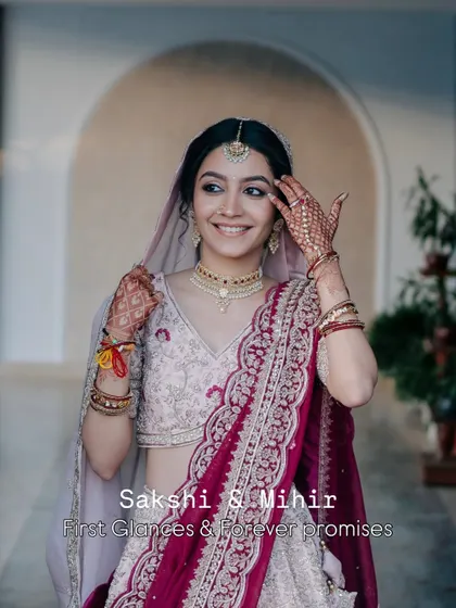First glances and forever promises. This image perfectly captures the beginning of their journey, with the bride looking effortlessly beautiful.