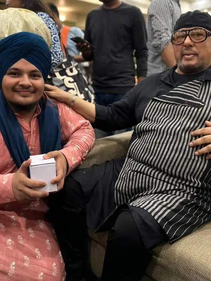 With the 'Godfather of Indian Jazz', the great Louis Banks sir. It was an honor to meet a musician who has shaped the landscape of fusion music in our country.