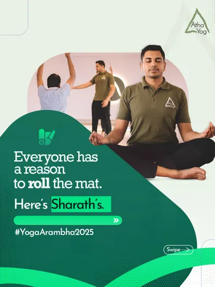 This is my mat story. For me, Yoga Arambha is about passing the light forward. It is a return to my own roots and a new beginning for everyone starting their journey.