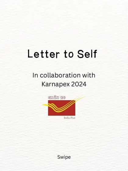 Announcing my collaboration with Karnapex 2024 and India Post, where I wrote letters and poems for philately enthusiasts.