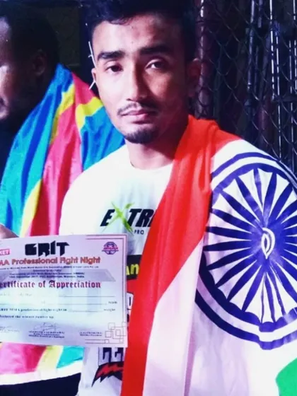 Happy Republic Day. A photo of our fighter representing our motherland, Bharat. This is our motivation.