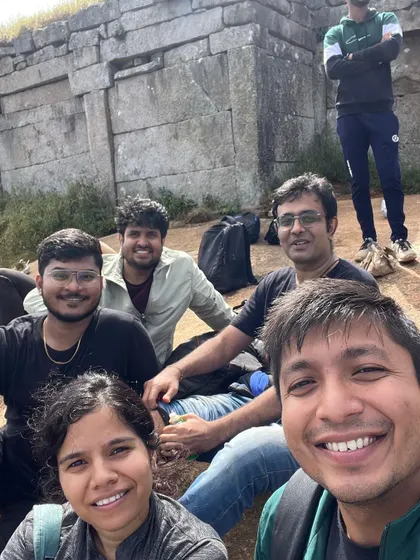 A happy selfie from one of our day treks. Come join the fun and make new friends.