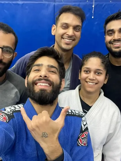A selfie with some of our dedicated members. Seeing students progress and build friendships is the most rewarding part of my work.