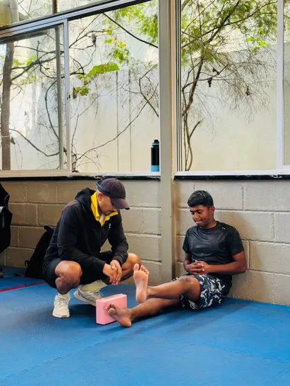 Sumit Bhandari, our Head of Sports Science, is more than a physiotherapist. He is the energy that never fades and the support that never wavers, leading a culture of care, trust, and growth.