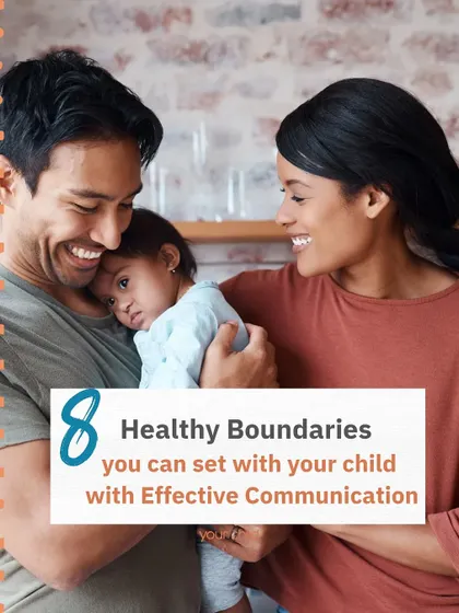 Here are 8 healthy boundaries you can set with your child using effective, respectful communication.