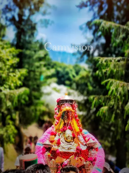 Capturing the spirit of Himachal through its vibrant traditions. This shot of a local deity's procession shows my work beyond weddings, documenting the cultural fabric of our pahadi communities.