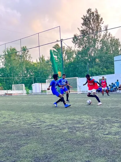 Scenes from a practice match against Game On FA. These friendly fixtures provide valuable game time and learning opportunities for our developing squads.
