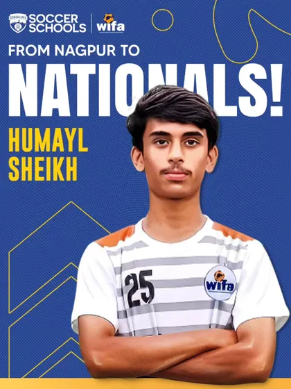 Congratulations to Humayl Sheikh from our JSW Kalmeshwar Satellite Academy for being selected to the Maharashtra squad for the Junior Boys National Football Championship.
