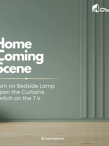I help you create custom "scenes" for any occasion. The "Home Coming Scene" shown here automatically turns on the bedside lamp, opens the curtains, and switches on the TV, welcoming you home after a long day without you lifting a finger.