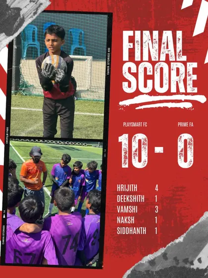 A dominant 10-0 victory for our U-13 team in the KSFA YPL. This incredible result showcases our exceptional teamwork and individual brilliance.
