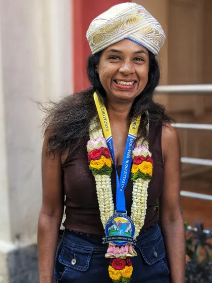 Making history at the Jog Falls 1000K BRM! Gritty Grinny becomes only the second woman ever to conquer this mighty brevet, showcasing incredible strength and determination. We are immensely proud of her achievement.