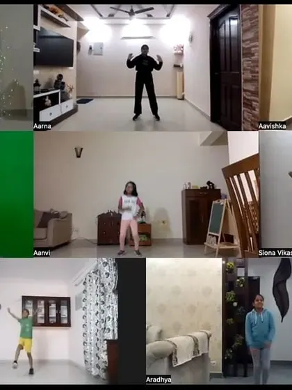 Whether it's kids or adults, everyone loves this tune. Here's our kids' batch enjoying the choreography in their online class.