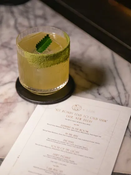 Our special menu for the "All Roads Lead to Old Siam" takeover at Stella, Bangkok. Each cocktail was designed to take guests on a journey through the enchanting corners of India, using unique ingredients and storytelling.