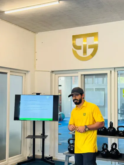 Coach Sanjay Sajan, another of our Strength & Conditioning Experts, brings a calm, focused approach. He is the brain behind our strength sessions, meticulously planning and observing to help athletes grow stronger the right way.