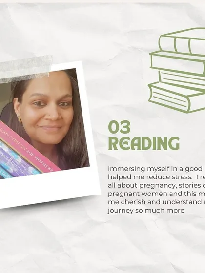 Reading books about pregnancy and motherhood helped reduce my stress and deepen my understanding of this miraculous phase.