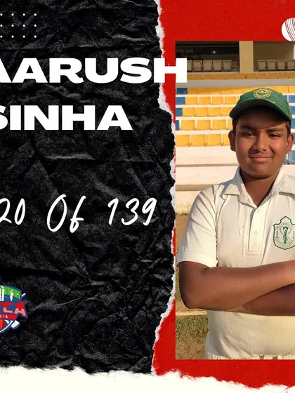Congratulations to Aarush Sinha for hitting his second ton in the BTR school cricket tournament. We are proud to see our players excel for their school teams, applying the skills learned at the academy.