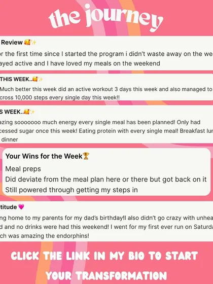 More check-in wins. They're loving the meals, feeling more energetic, and powering through their steps. This is the positive feedback loop that builds momentum.