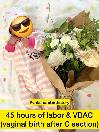 A 45-hour labor journey resulting in a VBAC after a nine-year gap. This story from Canada shows that it's never too late to have the birth experience you desire.