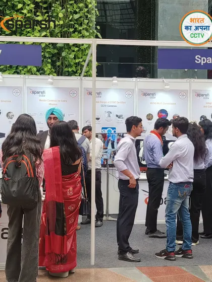 A bustling scene at my ICSMS 2025 booth. It's always rewarding to see so much interest in my homegrown security technologies.